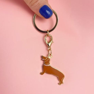 Coucou Suzette ククシュゼット Dachshund Key Ring / Pet Tag 
 