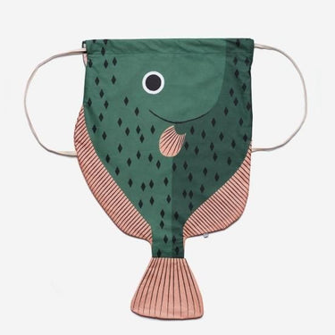 Donfisher ドンフィッシャー Moki - Adult Backpack Green モキ 防水加工 魚バックパック リュック