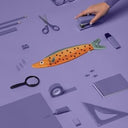 Donfisher ドンフィッシャー Gemfish Case Orange ミナミカゴカマス 魚ポーチ
