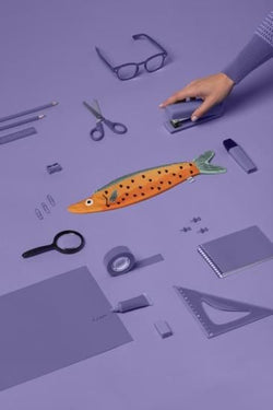 Donfisher ドンフィッシャー Gemfish Case Orange ミナミカゴカマス 魚ポーチ