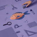 Donfisher ドンフィッシャー Roughy Case Pink ヒウチダイ 魚ポーチ