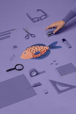 Donfisher ドンフィッシャー Roughy Case Pink ヒウチダイ 魚ポーチ