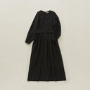 eLfinFolk エルフィンフォルク Womens Modal belted long dress elf-241F72