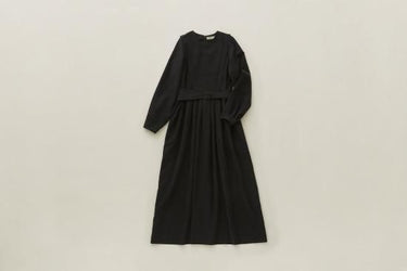 eLfinFolk エルフィンフォルク Womens Modal belted long dress elf-241F72