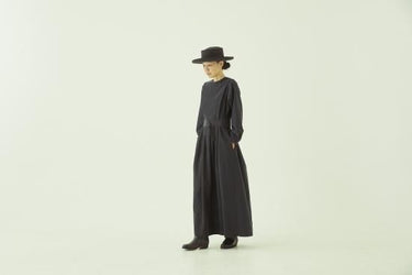 eLfinFolk エルフィンフォルク Womens Modal belted long dress elf-241F72