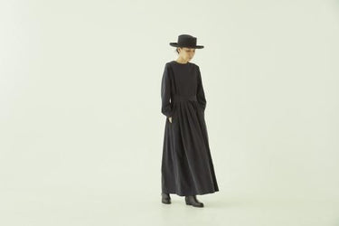 eLfinFolk エルフィンフォルク Womens Modal belted long dress elf-241F72
