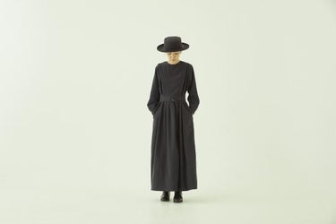 eLfinFolk エルフィンフォルク Womens Modal belted long dress elf-241F72