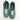 La Cadena ラカデナ GIMNASIA - SUMMER PILE PILE PANEL SLIP ON kids サマーパイル GREEN×SAX BLUE 55233/15/06