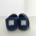 La Cadena ラカデナ GIMNASIA - SUMMER PILE PILE PANEL SLIP ON kids サマーパイル AZUL×ORANGE 55233/01/32