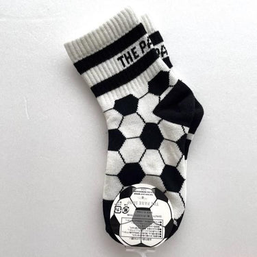 THE PARK SHOP ザ パークショップ LINE SOCCER SOCKS white TPS-582