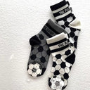 THE PARK SHOP ザ パークショップ LINE SOCCER SOCKS gray TPS-582