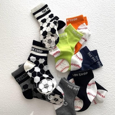 THE PARK SHOP ザ パークショップ ANKLE BALL SOCKS orange TPS-455