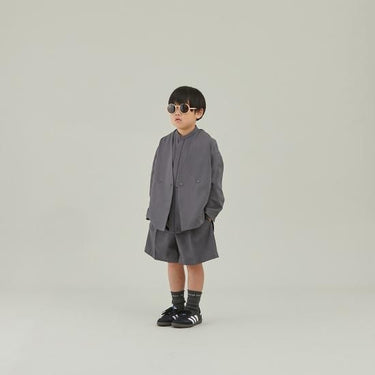 MOUN TEN. マウンテン polyester canapa half pants charcoal 22S-MP55C-1108