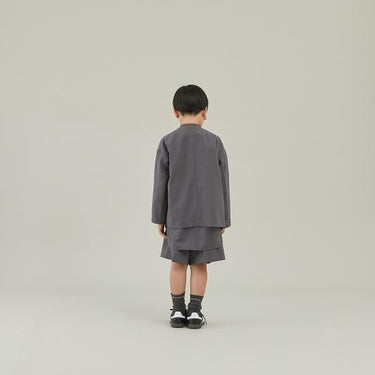 MOUN TEN. マウンテン polyester canapa half pants charcoal 22S-MP55C-1108