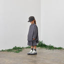 MOUN TEN. マウンテン polyester canapa half pants charcoal 22S-MP55C-1108
