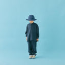 MOUN TEN. マウンテン polyester canapa pocket shirts navy 22S-MS26-1106