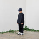 MOUN TEN. マウンテン polyester canapa pocket shirts navy 22S-MS26-1106