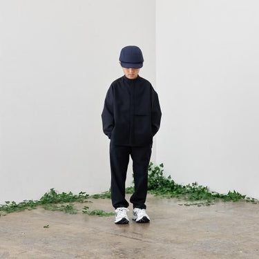 MOUN TEN. マウンテン polyester canapa pocket shirts navy 22S-MS26-1106
