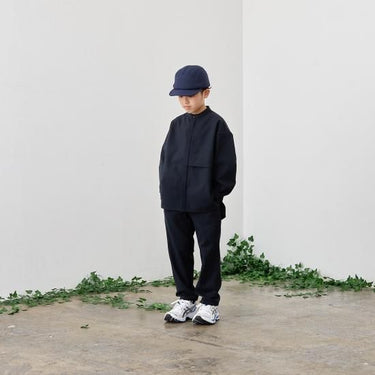MOUN TEN. マウンテン polyester canapa pocket shirts navy 22S-MS26-1106