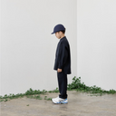 MOUN TEN. マウンテン polyester canapa pocket shirts navy 22S-MS26-1106