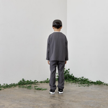MOUN TEN. マウンテン polyester canapa slacks charcoal 23S-MP67-1301