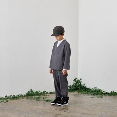 MOUN TEN. マウンテン polyester canapa slacks charcoal 23S-MP67-1301