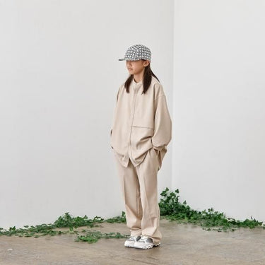 MOUN TEN. マウンテン polyester canapa slacks sand 23S-MP67-1301