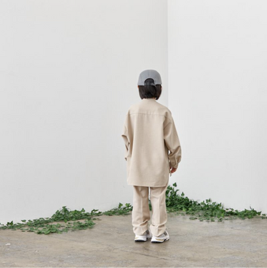 MOUN TEN. マウンテン polyester canapa slacks sand 23S-MP67-1301