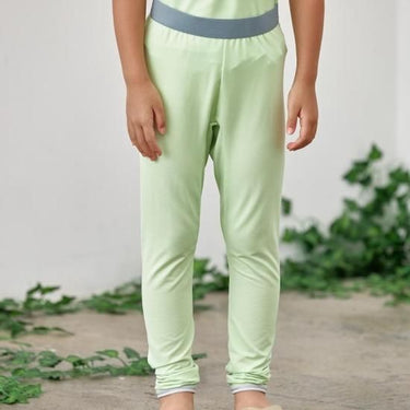 ★2023SS★MOUN TEN. マウンテン athletic leggings lime 22S-MT42C-1148