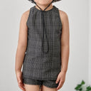 MOUN TEN. マウンテン swim tanktop black check 22S-MW04-1149