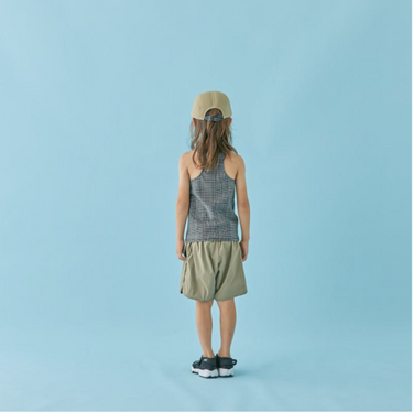 MOUN TEN. マウンテン swim tanktop black check 22S-MW04-1149