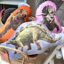 JURASSIC WORLD ジュラシックワールド Diecut-cushion 恐竜ダイカットクッション Triceratops トリケラトプス UV031