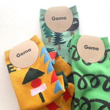 Goma Goma socks ゴマソックス Forest GM069