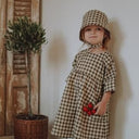 organic zoo オーガニックズー Olive Gingham Bucket Sun Hat 12BHGH