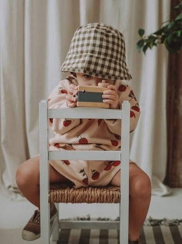 organic zoo オーガニックズー Olive Gingham Bucket Sun Hat 12BHGH