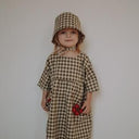 organic zoo オーガニックズー Olive Gingham Bucket Sun Hat 12BHGH
