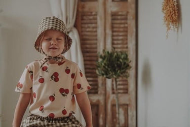 organic zoo オーガニックズー Olive Gingham Bucket Sun Hat 12BHGH