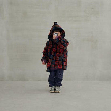 MOUN TEN. マウンテン flower boa sailor hoodie black MC28-1440