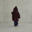 MOUN TEN. マウンテン flower boa sailor hoodie black MC28-1440
