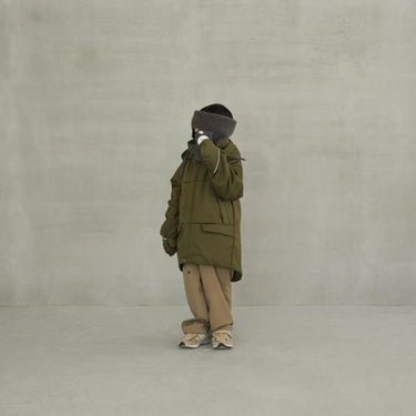MOUN TEN. マウンテン T/C puff coat olive drab MC21-1442
