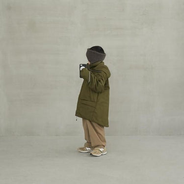 MOUN TEN. マウンテン T/C puff coat olive drab MC21-1442
