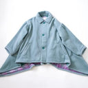 ★40%OFF★2023AW★michirico ミチリコ Back check coat くすみグリーン MR23AW-29 (kids/womens)