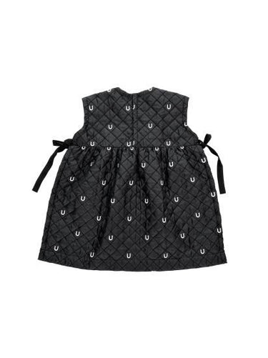 ★40%OFF★2023AW★UNIONINI ユニオニーニ quilted side open dress black WOMEN M(165cm) OP-089