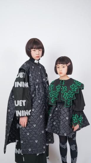 ★40%OFF★2023AW★UNIONINI ユニオニーニ quilted side open dress black WOMEN M(165cm) OP-089