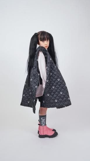 ★40%OFF★2023AW★UNIONINI ユニオニーニ quilted side open dress black WOMEN M(165cm) OP-089
