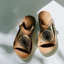 WONDER FULL LIFE ワンダーフルライフ KUBA SANDAL camel MENS S(26cm)サイズWFL22-R32