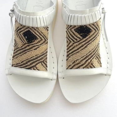 WONDER FULL LIFE ワンダーフルライフ KUBA SANDAL white L(24-24.5cm)サイズ WFL22-R32