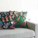 NathalieLete ナタリーレテ Cushion cover Circus BK クッションカバー サーカス ブラック NL463