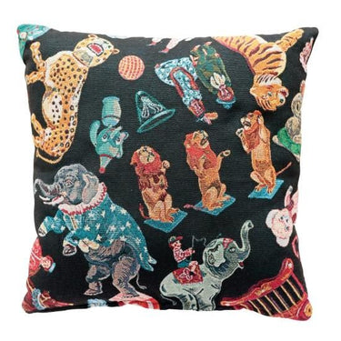 NathalieLete ナタリーレテ Cushion cover Circus BK クッションカバー サーカス ブラック NL463