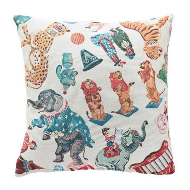 NathalieLete ナタリーレテ Cushion cover Circus WH クッションカバー サーカス ホワイト NL464